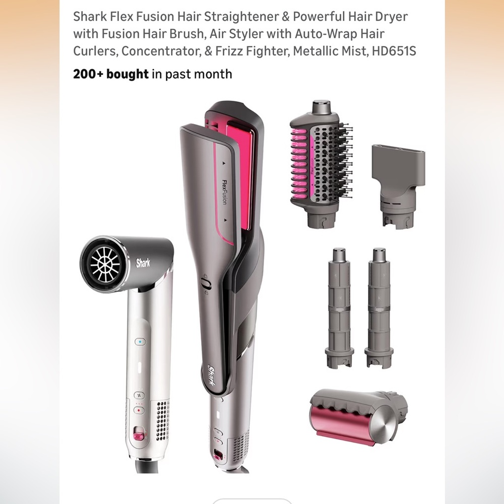 Shark FlexFusion - Complete Set (Dryer, straightener, curlers etc.)